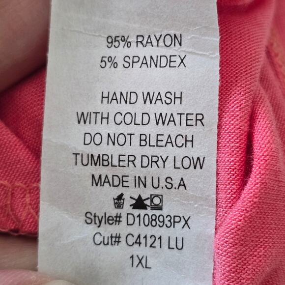 Women's Coral Off Shoulder Maxi Dress Plus XL Asymmetrical Boho Flowy Vacation - Picture 9 of 11